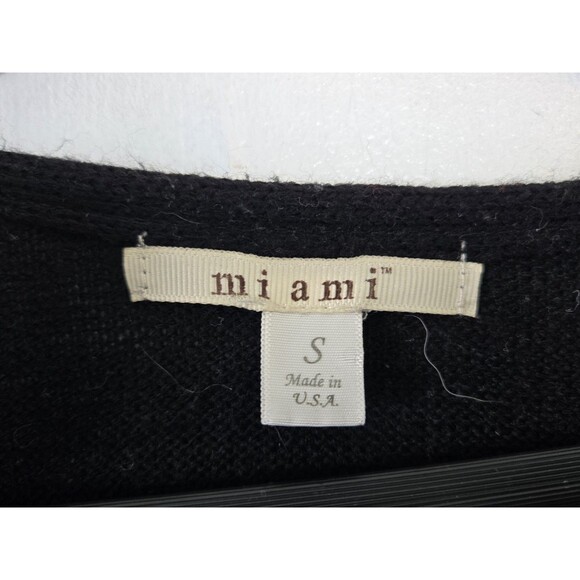 Miami Sweater Womens S Aztec Western USA Black Boho‎ Tribal Native Southwestern - Picture 4 of 8